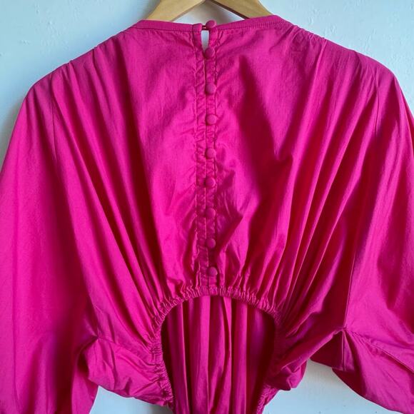 BALI ELF Eva Cutout Dress in Fuchsia - Picture 3 of 10